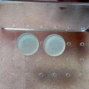 Circle Glitter Earring Studs!!!